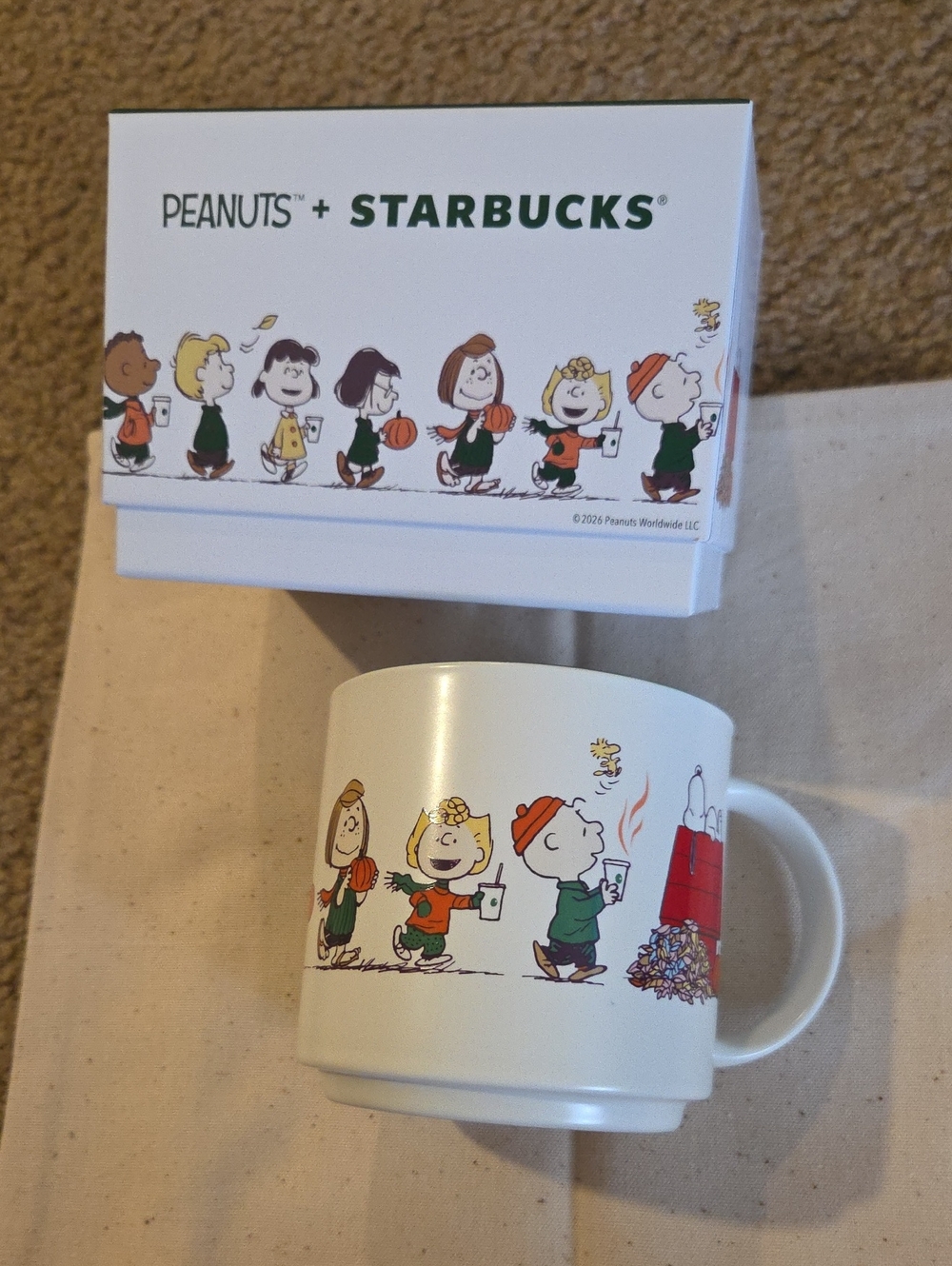 Starbucks Peanuts Snoopy Mug